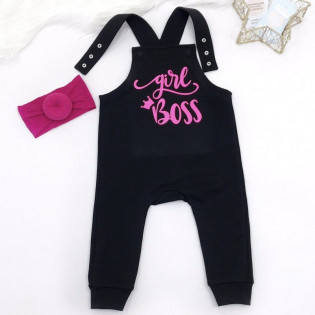 Комбінезон на кнопочках "Girl Boss"