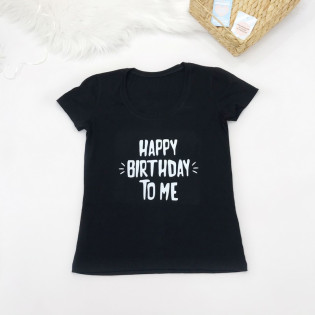 Футболка на день народження "Happy birthday to ме"