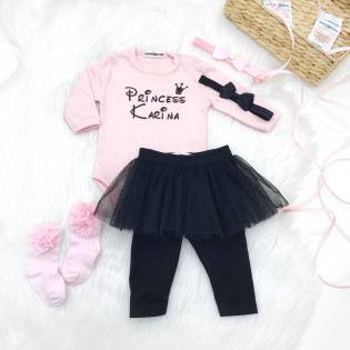 Боді для дівчинки іменний "Princess Disney"