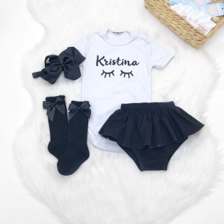 Боди именной с ресничками