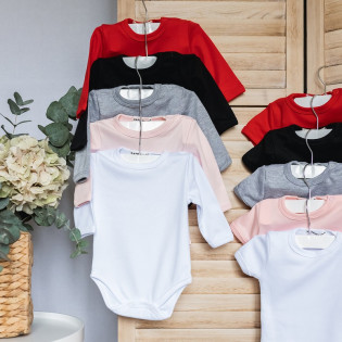 Боді дитячий базовий однотонний