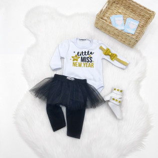 Боді новорічній дівчинці "Little Miss New Year"