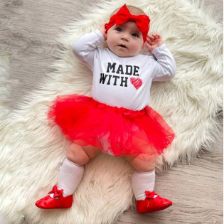 Боді для хлопчика та дівчинки Made with love зроблено з любов'ю