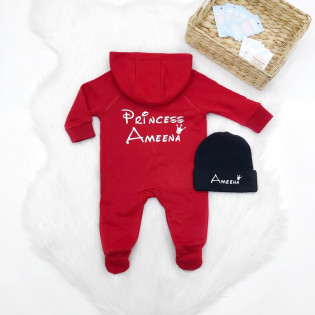Комбінезон іменний з короною Prinsess