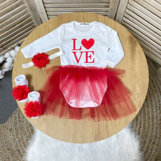 Комплект для дівчинки "LOVE" на день закоханих