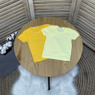 Футболка для хлопчика літня однотонна