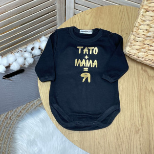 Бодік з написом "Тато+мама це Я"