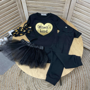 Боді дитячий з написом "Mama's heart"