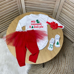 Комплект дівчинці з дракончиком "Перший Новий рік"