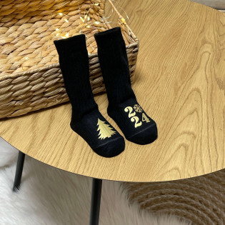 Новогодние гольфы для малышей год 2025/елочка