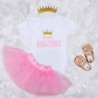 Боді іменний дитячий "Міні" корона