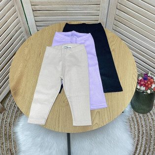 Дитячі легінси-лосини в рубчик для дівчинки