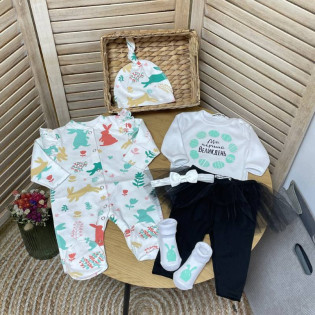 Комплект дівчинці Мій перший Великдень