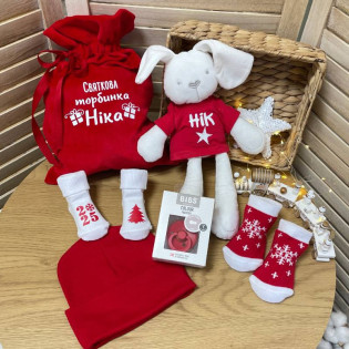Подарочный мешок новогодний новорожденному
