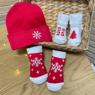 Аксессуары новогодние мальчику новорожденному 0-1 год