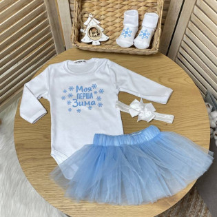 Боді з написом "Моя перша зима"