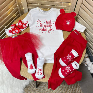 Боді "Мій Перший Новий рік" з льодяником