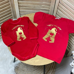 Набор новогодней одежды для детей "Happy New year"