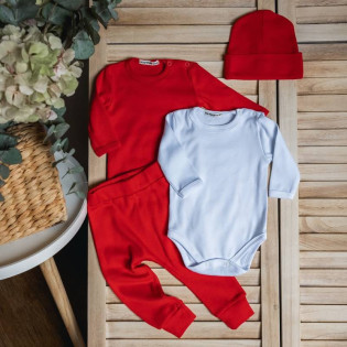 Набір базового одягу червоний
