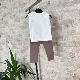 Комплект для  дівчинки з лосинами та майкою