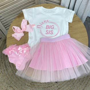 Футболка дитяча іменна "Big/Lil Sis"