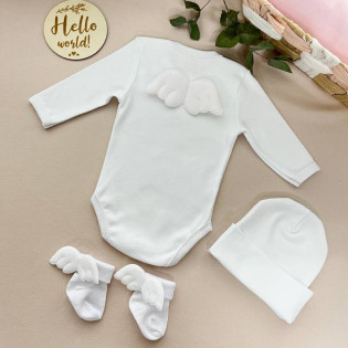 Комплект для новонароджених з крильцями "Янголятко"