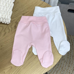 Набір з двох однотонних повзунів для новонароджених