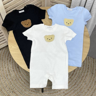 Літній ромпер-пісочник з ведмедиком